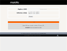Tablet Screenshot of boleto.mariotta.com.br